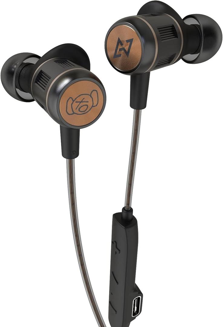 AVIOT WE-BD21d-pnk Wireless Earbuds: Workout Headphones aptX HD IPX5 Waterproof 13H Playtime Hybrid Triple Drivers Silicone & Foam Tips Premium Call Mic