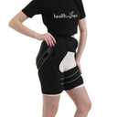 HealthAndYoga Extra Padded Hip Protection Belt-Pioneering Design Binder Support Brace to Reduce Falls, Hip Fracture, Injury-Rehab Aid for Post-Surgery Recovery-Free Size, Unisex (Both Sides)