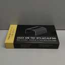 Sofa Arm Tray,Bamboo Folding Couch Arm Tray,Sofa Armrest Trays with Anti-Slip Pad for Drinks,Snacks,Phone,Remote ControlNatural (18.9*13)