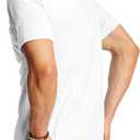 Hanes Mens Beefy-t Pocket, Heavyweight Cotton Pocket Tee for Men, Full-Cut T-Shirt, 1 Or 2 Pack (X-Large)