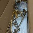 Livex Lighting 6518-48 Pennington 8 Light Chandelier, Antique Gold Leaf, 34"L x 34"W x 28"H