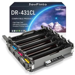 DR431CL DR-431CL Drum Unit Replacement for Brother DR431CL for MFC-L8900CDW, HL-L8260CDW, HL-L8360CDW, HL-L8360CDWT, MFC-L8610CDW, MFC-L8895CDW Printer (Drum ONLY)