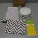 Organic Nursing Pads - 14 Washable Viscose Derived from Bamboo Breastfeeding Pads, Wash Bag, Reusable Breast Pads for Breastfeeding, Nipple Pads for Breastfeeding Essentials(Pastel Touch, L 4.8")