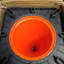 8 Pack 28 Inch Traffic Cones with Black Base, from -22 to 131, MUTCD-Compliant Orange Safety Cone with Reflective Collar  Extra Caution Tape for Parking Lot, Construction Work, Road Safety