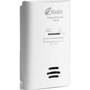 Kidde Carbon Monoxide Detector, Plug-in Carbon Monoxide Detector with AA Battery Backup, 85 dB Alarm, LED Status Light Indicators, 3rd Edition, EXP: 10 Years After Installation (1 Pack)