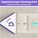 Multi-Use Pet Hair Removal Tool: DELOMO Handheld Fur Rake Scraper  Metal Side for Deep Cleaning on Carpets, Rugs & Car Mats, and Rubber Side for Gentle Cleaning on Couches  Ideal for Pet Homes