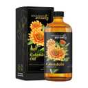 Calendula Oil by Wholesale Botanics  Lightweight Aromatic Oil for DIY Skincare, Massage & Aromatherapy | Vegan & Cruelty Free (16 Fl.Oz.)