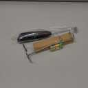 SIMPLETaste Milk Frother Handheld Battery Operated Electric Foam Maker, Drink Mixer with Stainless Steel Whisk and Stand for Cappuccino, Bulletproof Coffee, Latte (Black)