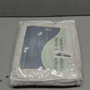 Cream Linen Back Tab Curtains 84 Inch Length for Living Room 2 Panel Set Neutral Modern Farmhouse Window Privacy Semi Sheer Linen Drapes Rustic Pinch Pleated Look Curtain Natural Ivory Colored