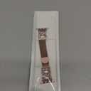 Metal Band Compatible with Apple Watch Bands for Women 38/40/41/42/44/45/46/49mm Stainless Steel Mesh Magnetic Classy C-shaped Diamond Strap for iWatch SE Series 11/10/9/8/7/6/5/4/3/2/1/Ultra (Pink Gold)