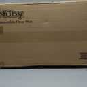 Nuby Reversible & Foldable Baby Playmat, Stars and Sky Design, 77"x58", Non-Slip, Easy Clean