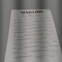 Bridal Shower Games Bridal Shower Mad Libs Bachelorette Party Wedding Shower Games Engagement 50 Guests Love Story