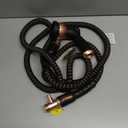 Pocket Hose 25 FT Copper Bullet Expandable Garden Hose w/10 Pattern Thumb Spray Nozzle AS SEEN ON TV 650psi 3/4 in Patented Lead-Free Ultra-Lightweight Solid Copper Anodized Aluminum