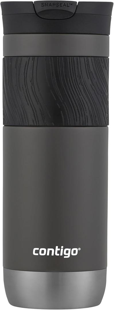Contigo Byron 2.0 Stainless Steel Travel Mug with SNAPSEAL Lid and Grip 20oz.