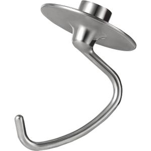 Stainless Steel Dough Hook Attachment for KitchenAid 4.5-5 Quart Tilt-Head Stand Mixer, K45DH Dough Hook Replacement for KSM90 and K45, Mixer Parts Accessories