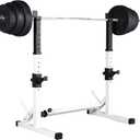 Barbell Rack Stand - Multifunctional Adjustable Squat Rack, Heavy-Duty Dumbbell RackStrength Training Dip Station, Home Gym Equipment Max Load 550lbs