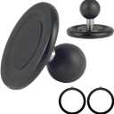 Magnetic Phone Holder Base with B Size 1 inch Ball for Magsafe iPhone 17/16/15/14/13/12 Compatible with RAM mounts B Size Double Socket Arm Magnetic Ball Phone Holder for Car
