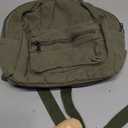 Phaoullzon Teen Girls Mini Backpack Purse Kids Canvas Small Tiny Cute Bag,Olive green