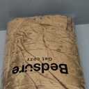 Bedsure Velvet Quilt Queen Size Set - Lightweight Velvet Comforter Queen, Luxury Bedspread Coverlet, Ultra-Soft Bedding Set with 2 Pillow Shams for All Season, 90"x96", Caramel Gold