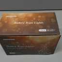 JMEXSUSS 2 Pack Battery Operated String Lights Outdoor, Total 200 LED 8 Modes Battery Powered Rope Lights with Remote &Timer, Christmas Light for Car Trampoline Tree Camping Garden Decor (Multicolor)