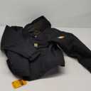 Carhartt mens Relaxed Fit Washed Duck Sherpa-lined Jacket Work Utility Outerwear, Black, XX-Large US