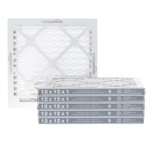 Amazon Basics 12x12x1 Air Filter 6 Pack, MERV 11 AC Furnace Filters (Actual Size: 11.75" x 11.75" x 0.75")