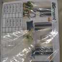 BGment Champagne Short Room Darkening Curtains for Small Windows, 38 x 45 Inch Thermal Insulated Tier Set of 2 Panels Sun Blocking Drapes for Kitchen Bedroom