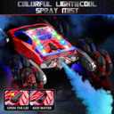 OSIMILY 8WD Remote Control Car,2.4GHz Gesture Sensing RC Stunt Car,Cool Spray Rotation RC Car with Lights and Music,All Terrain Toys for Kids Ages 7 Birthday Gifts for Boys Girls(Red)