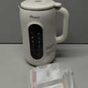 IAGREEA 10-in-1 Nut Milk Maker Machine 304 Stainless Steel Lid BPA Free, 35oz Soy Milk Maker for Homemade Milkshake/Nut/Oat/Plant-Based Drink, 10 Blades Blenders with Delay Start/Boil Water/Self Clean