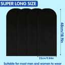 4 Pieces Unisex Dreadlock Cap, Black Long Hair Dreads Caps Head Wraps Hair Accessories Sleeping Loc Bonnet for Men and Women (Black)