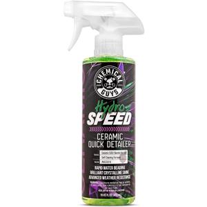 Chemical Guys HydroSpeed Ceramic Quick Detailer Spray - SiO2 Shine Car Detailer Spray for Cars, Trucks, SUVs, Motorcycles and RVs, Boosts Gloss, Hydrophobic Protection and Slickness, 16 oz (EXP 08/14/28)