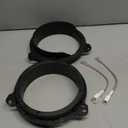 RED WOLF 6.5 Inch Rear Door Speaker Adapter W/Speaker Harness for 2009-2011 Subaru Forester Outback Impreza Install Aftermarket 6 1/2 Rear Door Speaker Audio Spacer Ring Bracket Wiring Connector