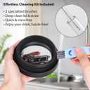 Tnvee 40 Oz Tumbler Flip Straw Lid for Stanley Tumbler- Silicone Cup Lid Replacement with Dustproof Cover Leak Proof for 40 OZ Stanley Cup Accessories (Black)