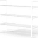 Kitsure Shoe Rack for Closet, Sturdy and Long-Lasting Shoe Shelf, Shoe Rack for Entryway, Personalized DIY Shoe Organizer, Shoe Rack Organizer for Space-Saving, 27.6" x 11.8" x 22.6", White