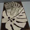 Hi Space Bathroom Rugs Mat 16×24IN Brown Leaves Bath Mat for Bathroom Non Slip Machine Washable Soft Absorbent Cute Bath Rug Plush Bath Carpet for Tub Shower Sink Fluffy Entryway Doormat Amazon's Choice