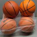 Wettarn Rubber Training Basketball with Pump Street Ball Made for Teens Adults Indoor and Outdoor Game Gym Training Competition Basketball Games, Size 7