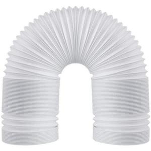 Air Conditioner Exhaust Vent Hose - 5" Diameter, 59" Length, Angooni Universal Counter-Clockwise Thread Air Vent Compatible with Honeywell, Whynter, Frigidaire, LG, Toshiba, Delonghi, JHS