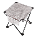 Foldable Stool Outdoor，Large Portable Camping Stool（Grey），Suitable for Travel, Fishing, Indoor and Outdoor Activities