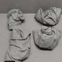 iEventStar PU Faux Leather Waterproof Stretch Dining Chair Cover Chair Protector Seat Slipcovers Covers (4, Light Gray)