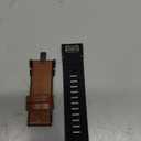 Abanen Watch Band for Garmin epix Pro 51mm / Fenix 8 51mm / Instinct 3 50mm, Quick Fit Soft Genuine Leather Hybrid Silicone Sweatproof Wristband Strap for Fenix 7X/6X/5X,Instinct 2X,Enduro (Brown)