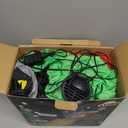 7FT Long Christmas Inflatables Santa Claus Drives Bulldozer, Funny Christmas Blow Ups Construction Vehicle Decoration, Built-in LEDs for Holiday Party Front Garden Lawn Yard Patio Outdoor