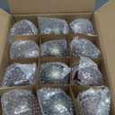 Poen 12 Pcs Neutral Glass Christmas Ball Ornaments 3.15" Rustic Glass Ball Ornaments for Christmas Tree for Xmas Tree Farmhouse Decoration Wedding Holiday Party Gift