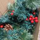 2 Pack Christmas Tree,3FT Artificial Christmas Entrance Tree with Ornaments and Lights Battery Operated,Mini Xmas Trees for Front Door, Pathway, Tabletop, Entryway, Entrance Christmas Decorations