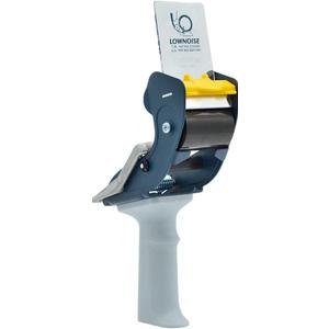 Excell SNC-289 Low Noise Carton Sealing Packaging Tape Dispenser with Safety Blade Cover; 3" Core; Fits 2" Wide Tape Rolls; Natural Rubber Roller