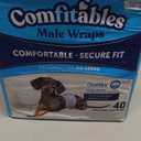 Hartz Comfitables Disposable Male Dog Wraps with Stretchy Waistband, Small 40 Count
