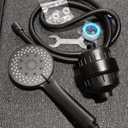 NearMoon
5 Spray Function Handheld Shower Head - High Pressure Bath Fixture
 (Matte Black)