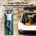 OGERY Self Inflating Sleeping Pad with Electric Pump, 3.15" Ultra-Thick Memory Foam Camping Pad, 4 Season Camping Mattress Pad with Built-in Pillow, Camping Essentials Gear for Tent Travel Car, Single