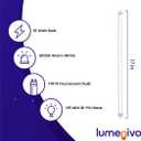 lumenivo 16W F16T4 17 Inch Fluorescent Light Bulb Replacement for Furnlite FC 952 T4 Easy to Install with A G5 Mini Bi-pin Base - 8,000 Hours - 3000K Warm White - 860 Lumens