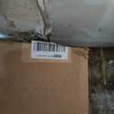 Afigurnishings Solid Wood White Bed Frame Queens Size