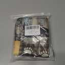 Plaid Deer Bear Placemats Set of 4 Kitchen Dining Table 18"x12" Bear Lodge Patchwork Washable Fabric Decoration Table Mats Set of 4 Camping Hunting Table Place Mats Rustic Cabin Buffalo Table Mats